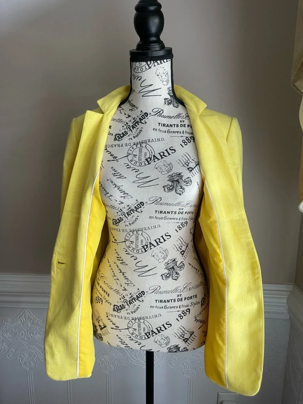 Banana Republic Yellow Blazer NWT - Picture 4 of 6